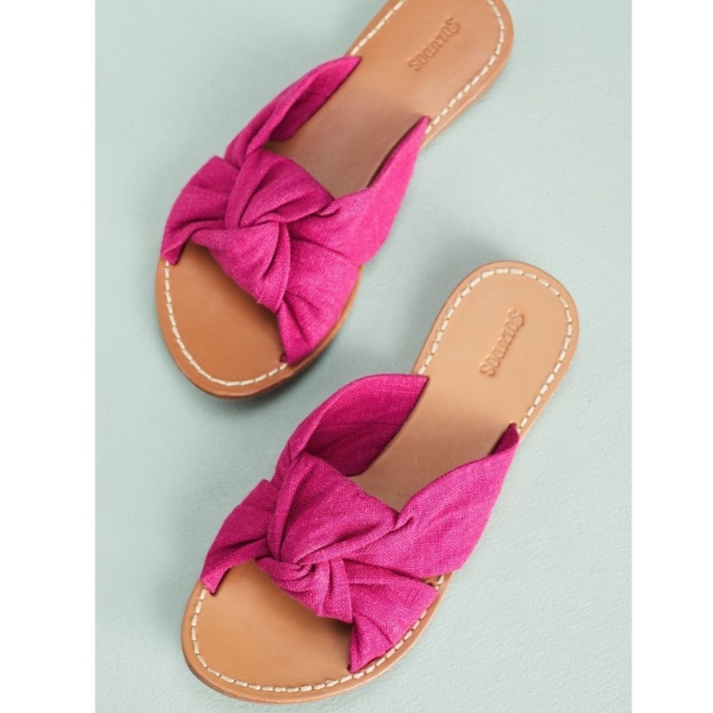 Soludos Knotted Linen Sandals